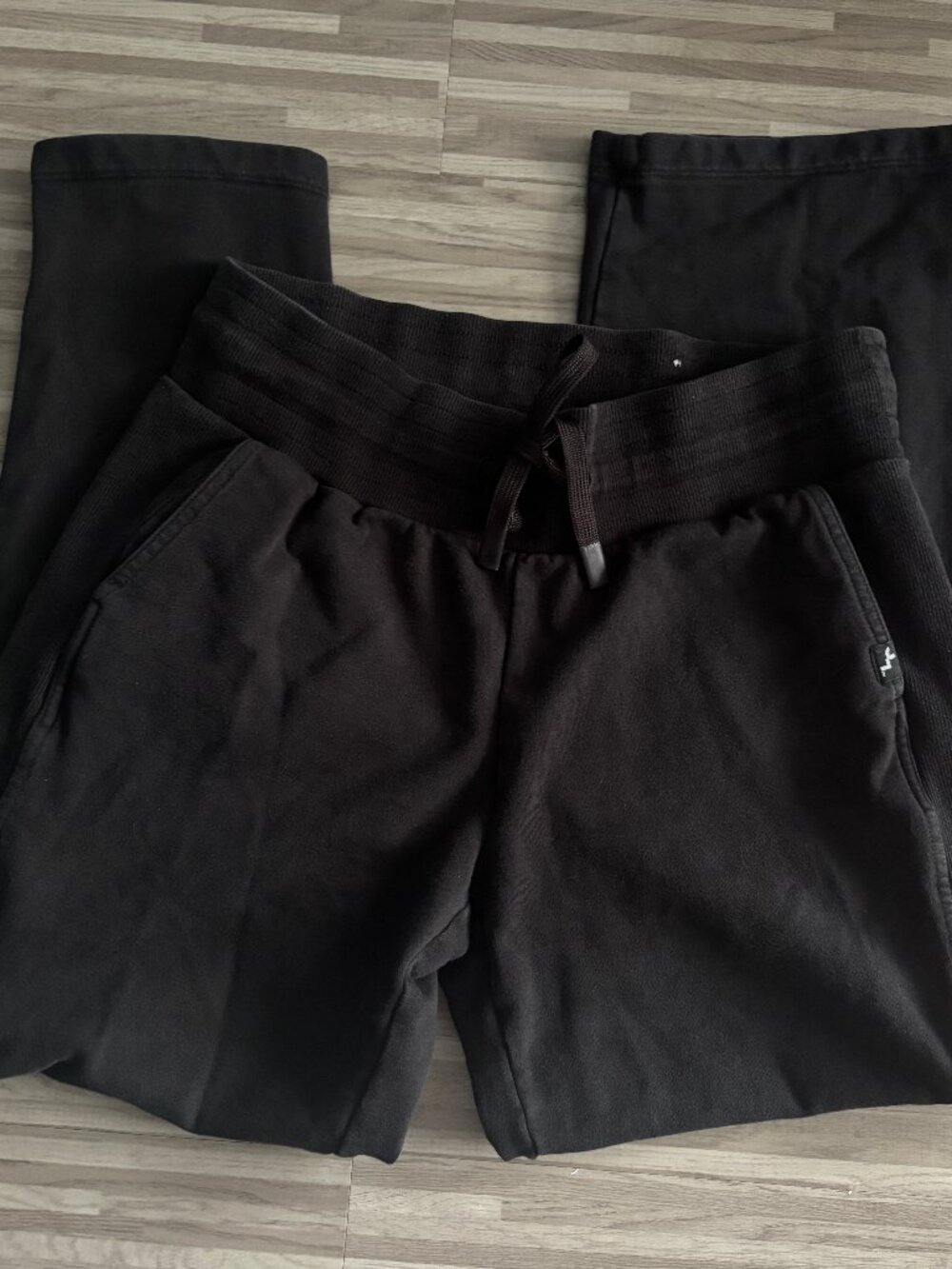 JoyLab French Terry Straight Leg Sweatpants in black size medium wide leg pants - Picture 3 of 3